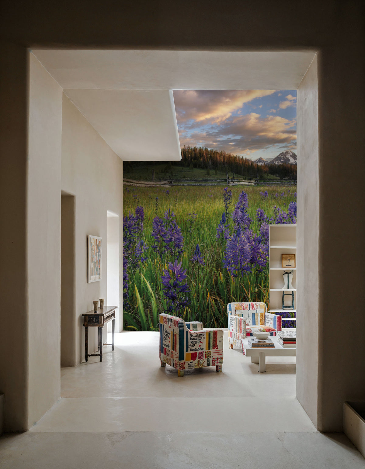 Camas Meadows in Idaho Mural Wallpaper - room preview 04