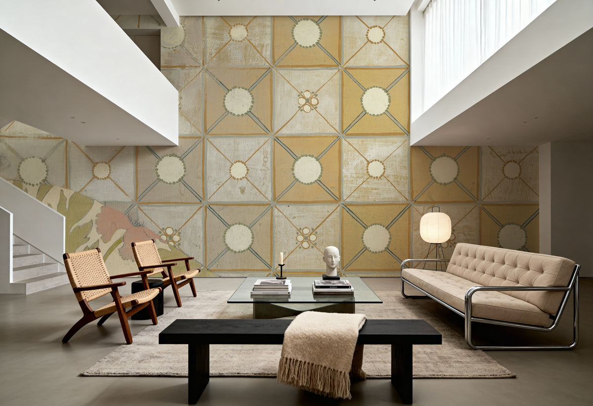 Copper Bird Mural Wallpaper - room preview 04