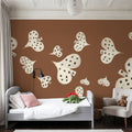 Birds Flying High, Mocha Mural Wallpaper - room preview 04