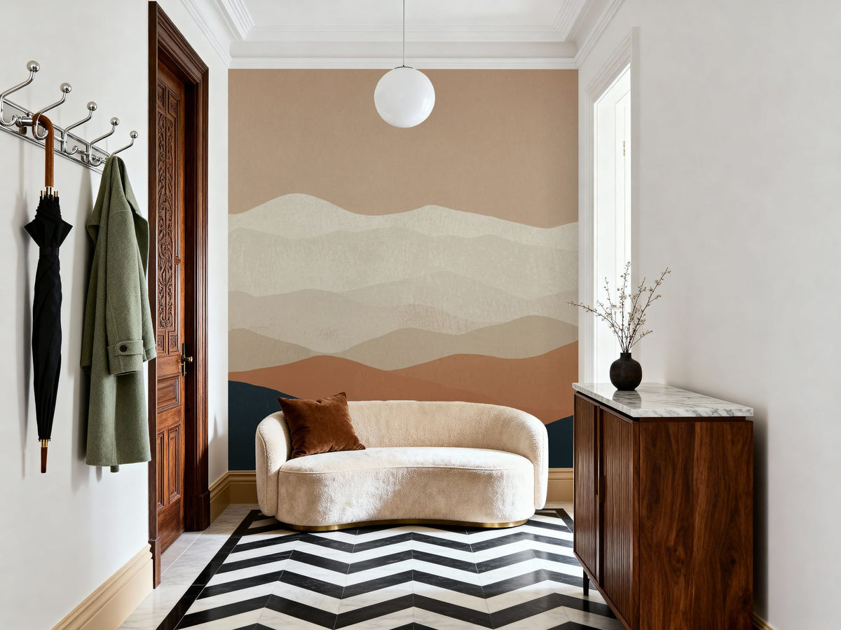 Mojave Mountains Mural Wallpaper - room preview 04