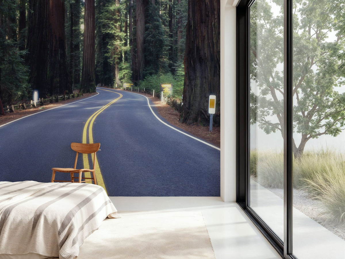 Redwood Journey Mural Wallpaper - room preview 04