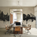 Valencia Spain Skyline Concrete Mural Wallpaper - room preview 04