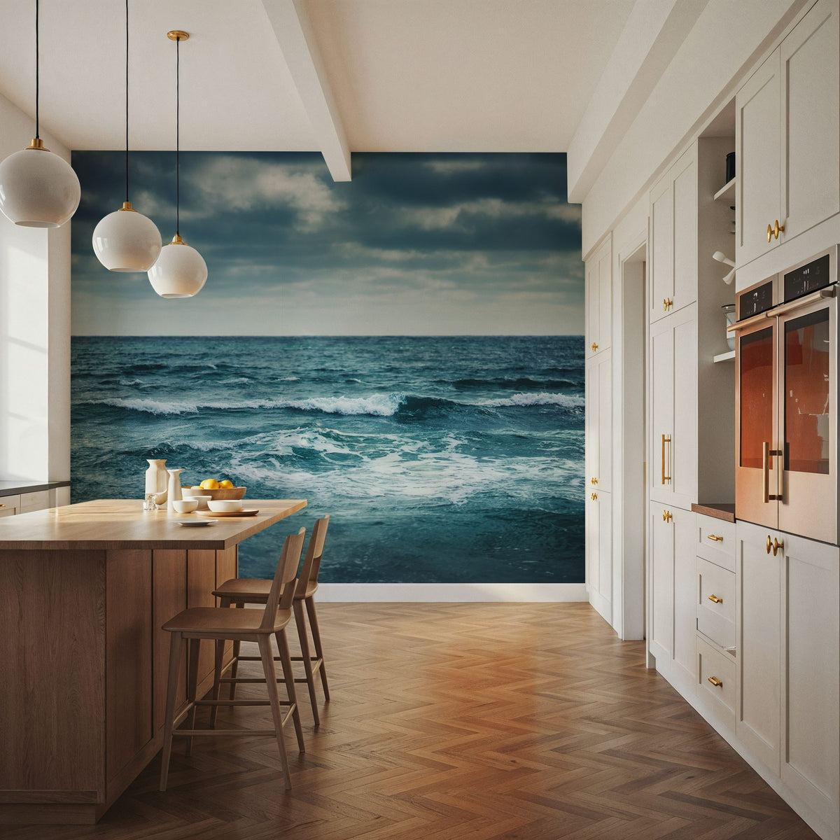 Roaring Seascape Mural Wallpaper - room preview 04