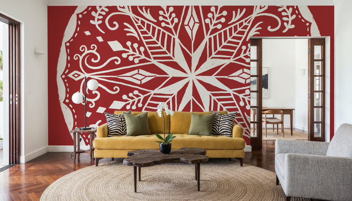 Holiday Form XII Mural Wallpaper - room preview 04