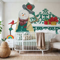 Main Street Christmas XII Mural Wallpaper - room preview 04