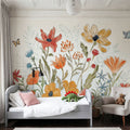 Floral in Sight Mural Wallpaper - room preview 04