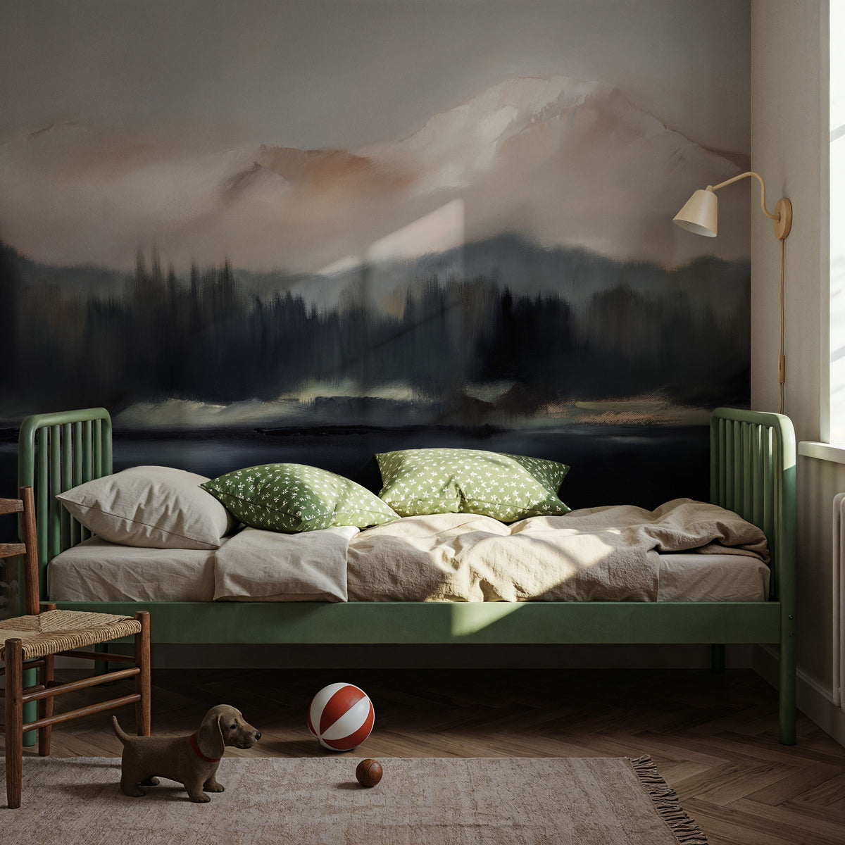 Dusklight Blossoms Mural Wallpaper - room preview 04