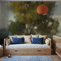 Pair of Trees I Mural Wallpaper - room preview 04