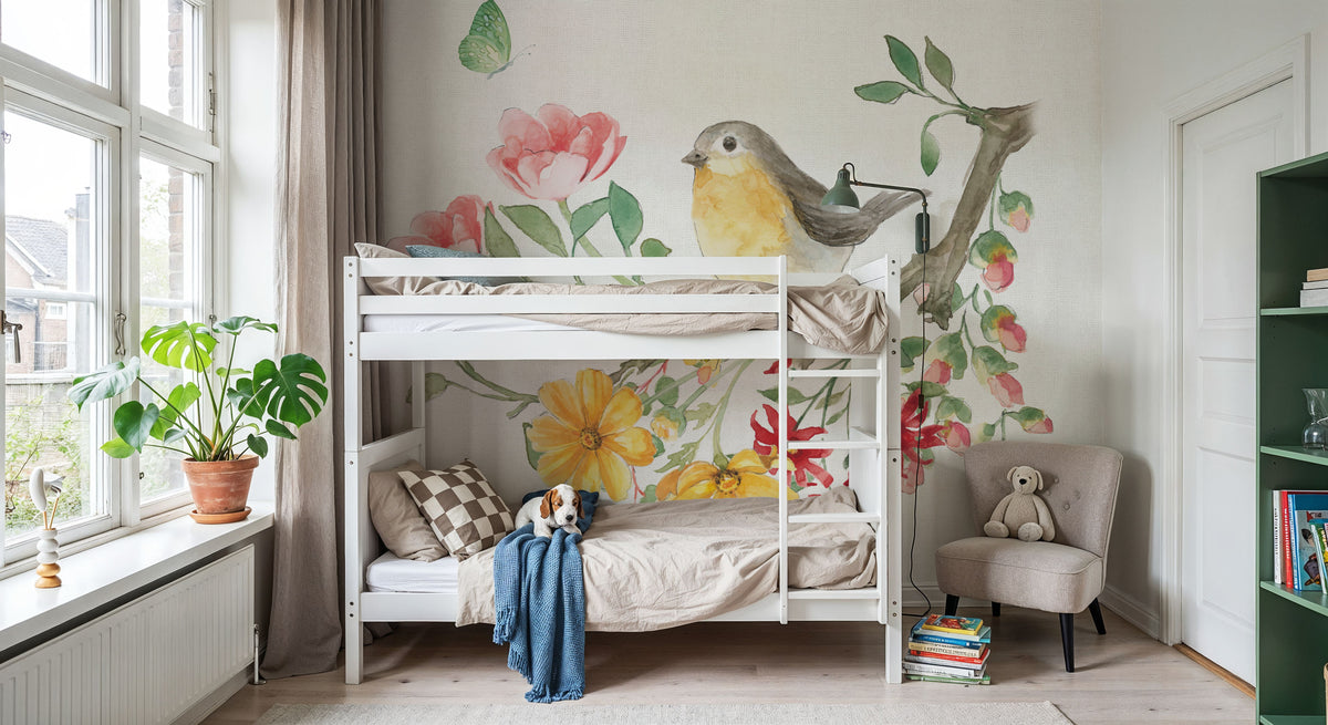 Soft Meadow V Mural Wallpaper - room preview 04