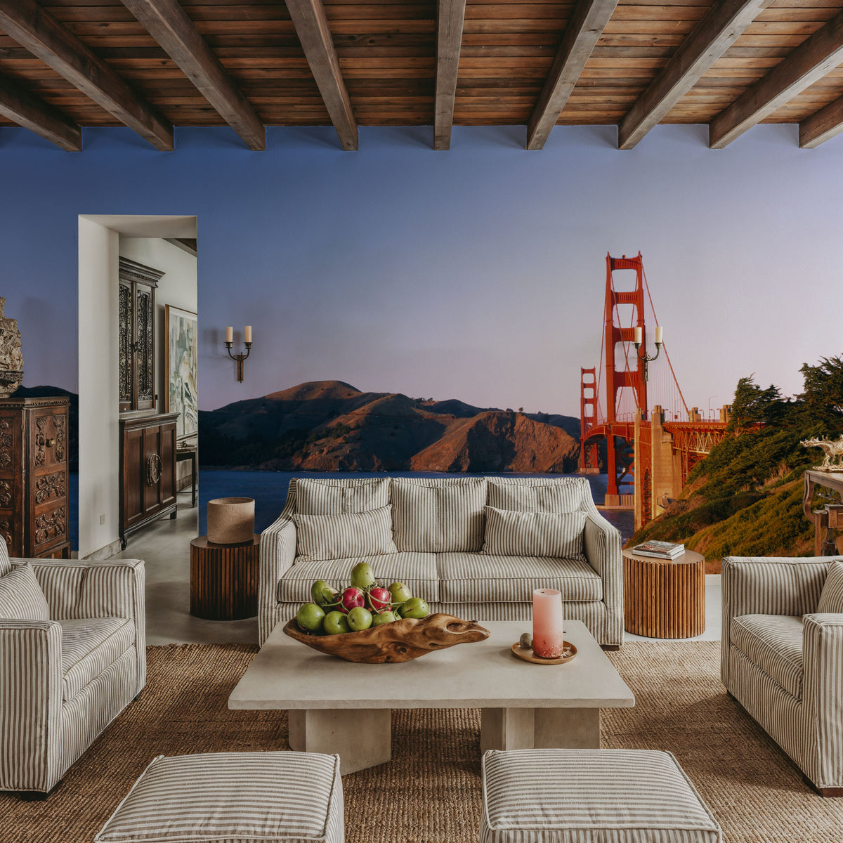 Golden Gate From a Distance Mural Wallpaper - room preview 04