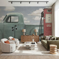 Vintage Truck Mural Wallpaper - room preview 04