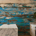 Coastal Weathered Boards Mural Wallpaper - room preview 04