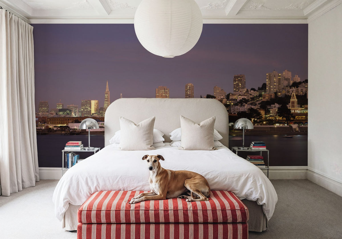 San Francisco Twilight Mural Wallpaper - room preview 04
