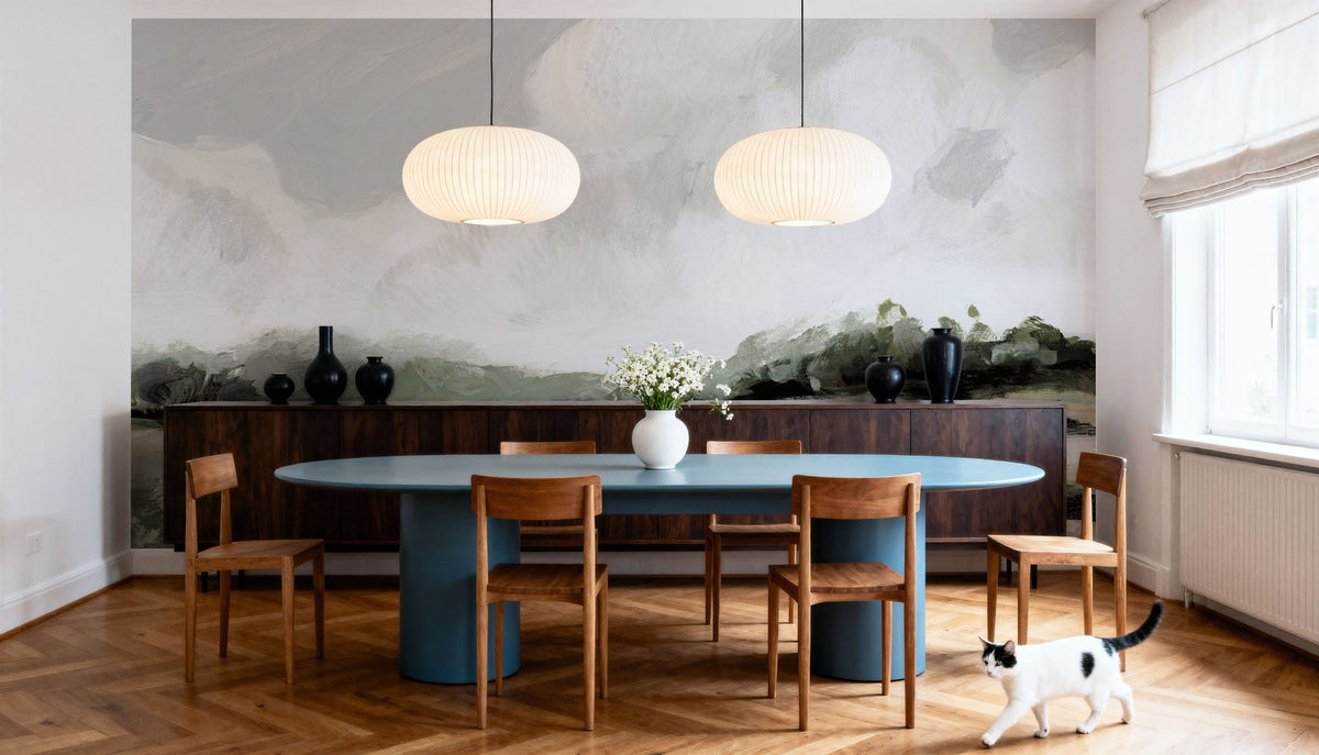 Soft Summer Sky Mural Wallpaper - room preview 04