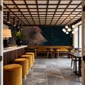 Grizzly Bear Portrait Mural Wallpaper - room preview 04