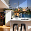 Urban Bridge Crossing Mural Wallpaper - room preview 04