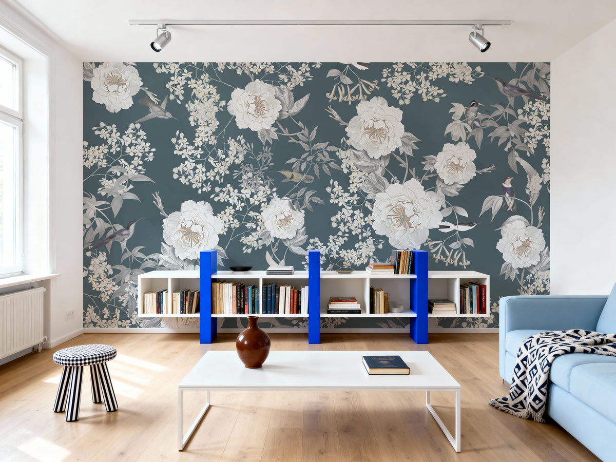 Birds of Eden Mural Wallpaper - room preview 04