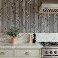 Veneer Lines, Slate Mural Wallpaper - room preview 04