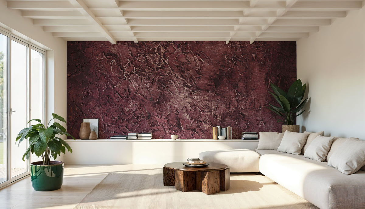 Forest Floor I Plum Mural Wallpaper - room preview 04
