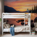 Cascade Mountains Sunset Mural Wallpaper - room preview 04