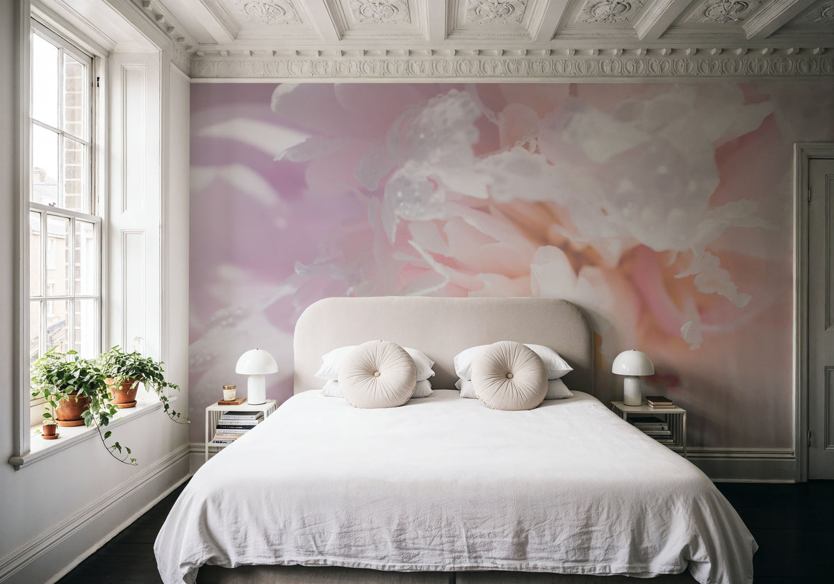 Birth of Flower Mural Wallpaper - room preview 04