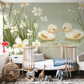 Endearing Ducklings Mural Wallpaper - room preview 04