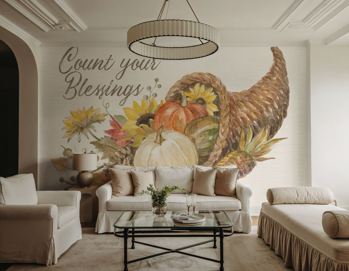 Happy Harvest II Mural Wallpaper - room preview 04
