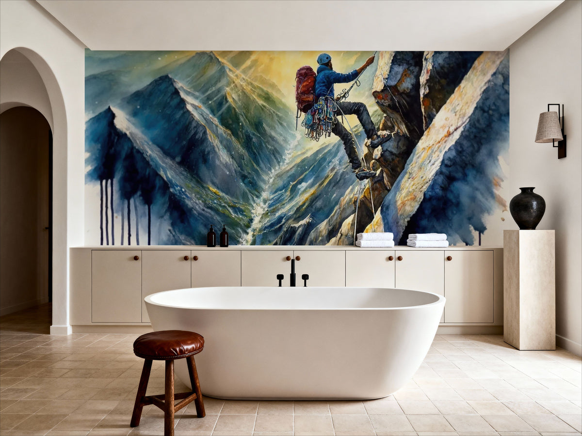 The Climber's Dance with Nature Mural Wallpaper - room preview 04
