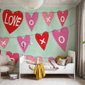Love XOXO Mural Wallpaper - room preview 04