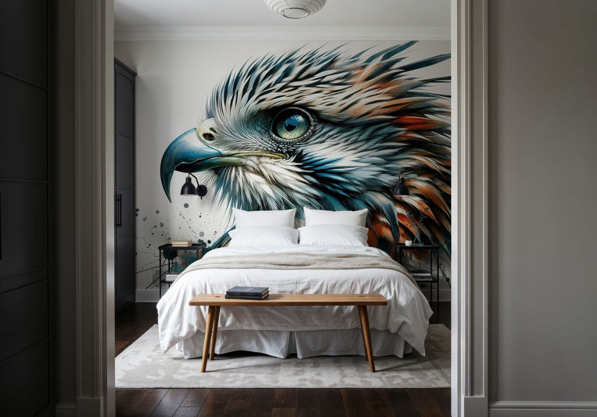 Horizon of Feathers Mural Wallpaper - room preview 04