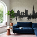 Coventry England Skyline Concrete Mural Wallpaper - room preview 04