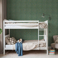 Autumn Buds Turqouise Mural Wallpaper - room preview 04