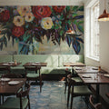 Winter Floral Mural Wallpaper - room preview 04