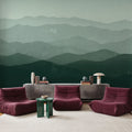 Green Mountains Mural Wallpaper - room preview 04