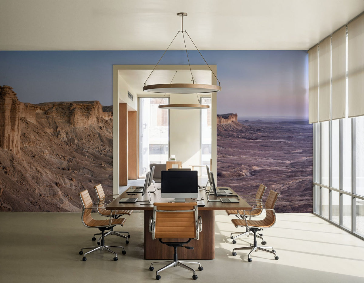 Layered Canyon Mural Wallpaper - room preview 04