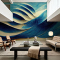 Tactile Waves Mural Wallpaper - room preview 04