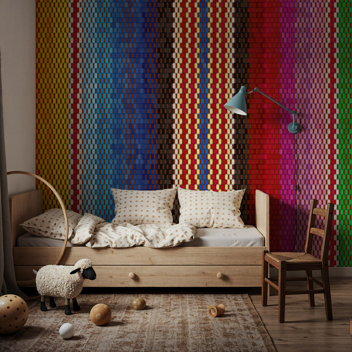 Cinco De Mayo Pattern Mural Wallpaper - room preview 04