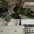 Hillside Highway Mural Wallpaper - room preview 04