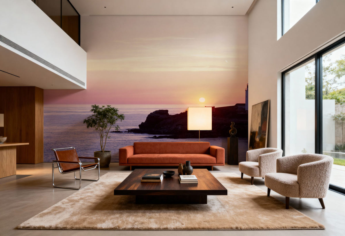 Twilight Beacon Mural Wallpaper - room preview 04