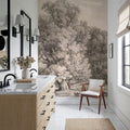 Elm Trees in Holme Park Mural Wallpaper - room preview 04