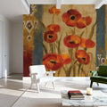 Ikat Floral Tapestry Mural Wallpaper - room preview 04