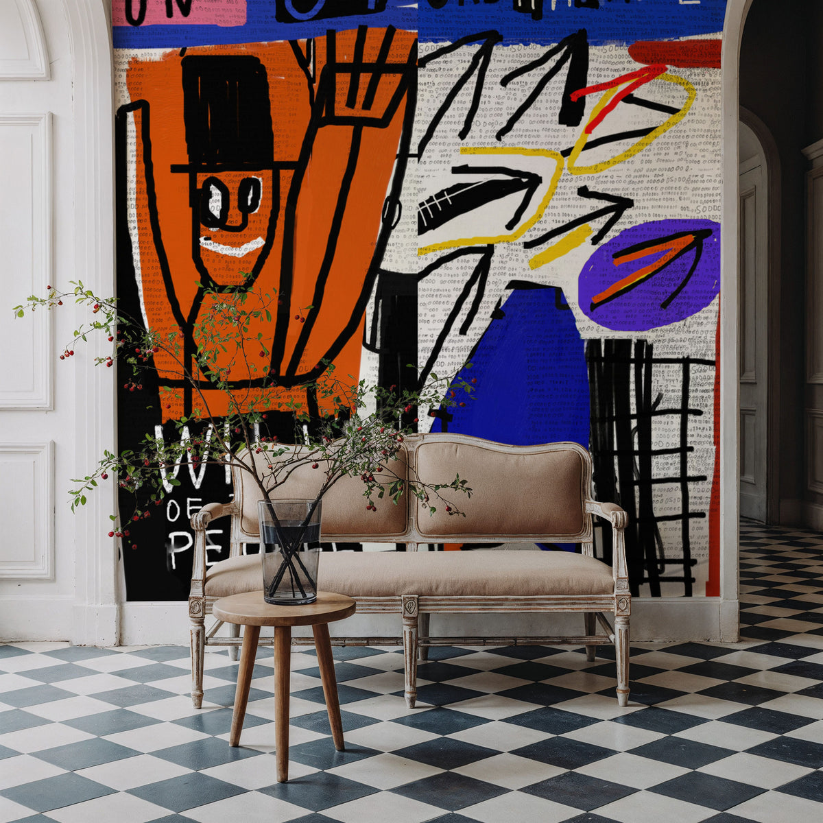 Power to the People Mural Wallpaper - room preview 04