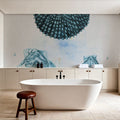 Blue Bay VII Mural Wallpaper - room preview 04