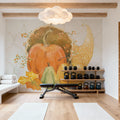Harvest Wishes IV Mural Wallpaper - room preview 04