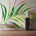 Colorful Tropical Leaf II Mural Wallpaper - room preview 04