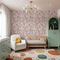 Forest Cabins, Terracotta Mural Wallpaper - room preview 04
