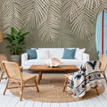 Palms Up Ahead Mural Wallpaper - Warm Tone - room preview 04