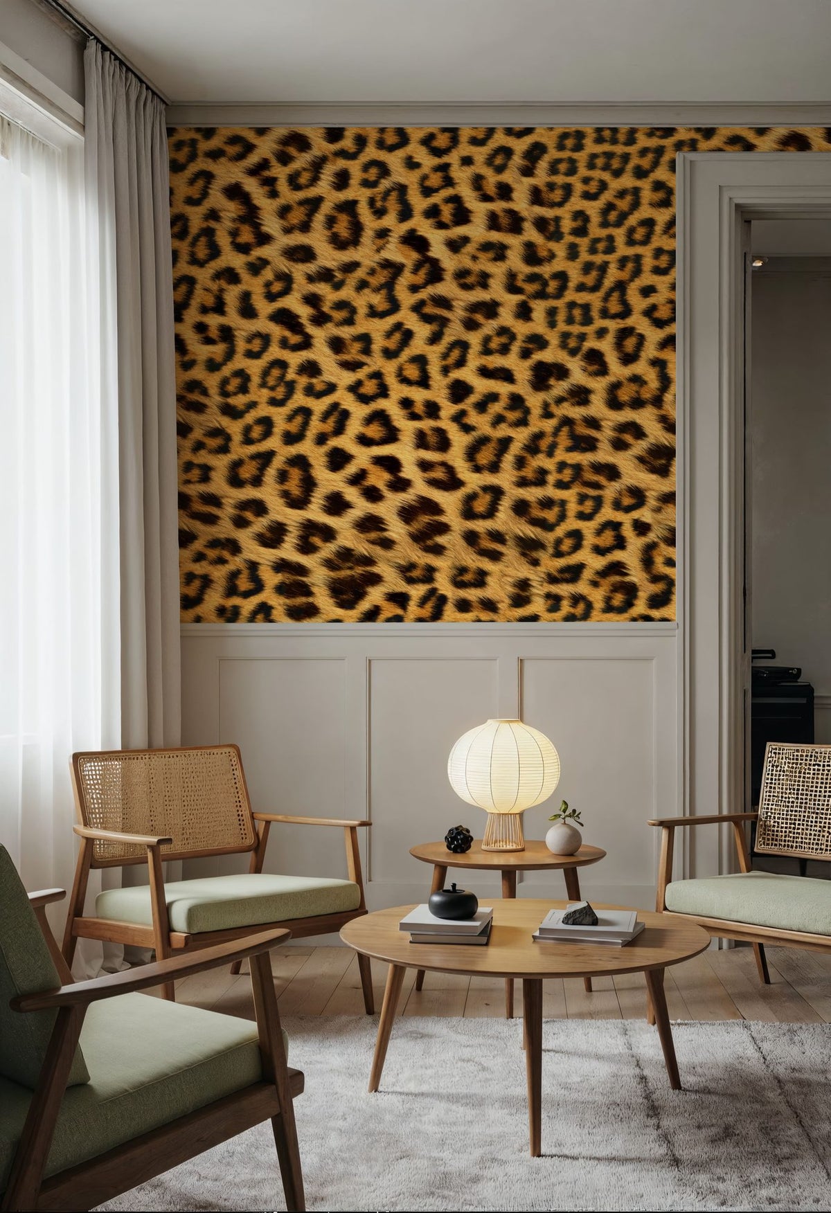 Dwellpaper Leopard Mural Wallpaper image 4