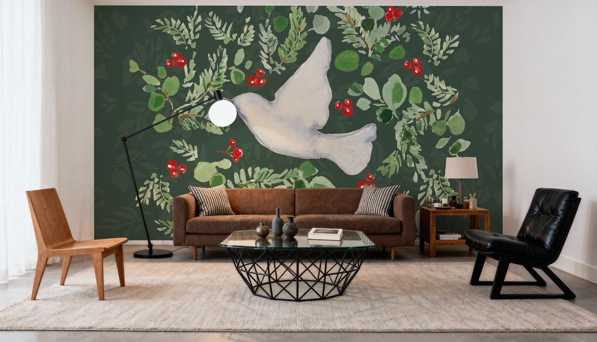 Nordic Winter IV Mural Wallpaper - room preview 04