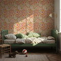 Harvest Paisley Orange Mural Wallpaper - room preview 04